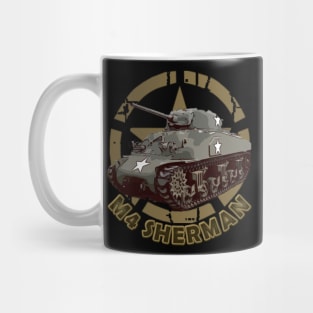 M4 Sherman WW2 American Medium Tank Mug